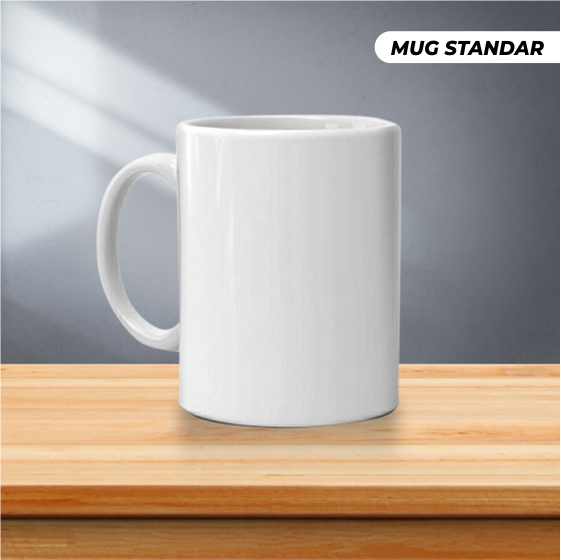 Print Mug cula / putih standart