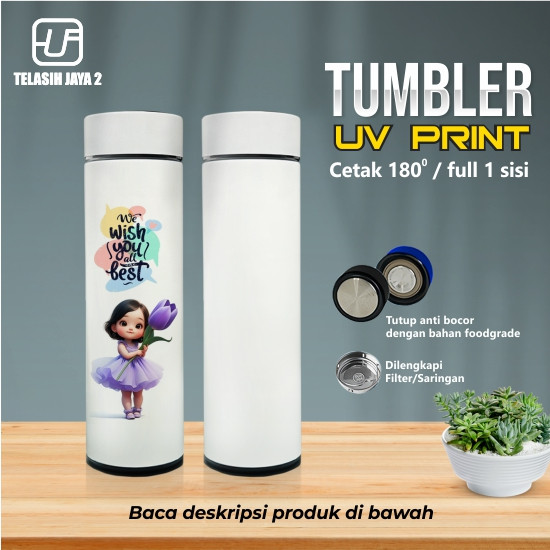 Tumbler + print 180 derajat (bahan dari Toko)